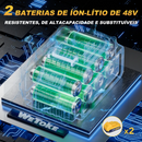 Furadeira Parafusadeira Impacto Sem Fio 36v Maleta 2 Bateria Amarelo 50 Hz/60 Hz